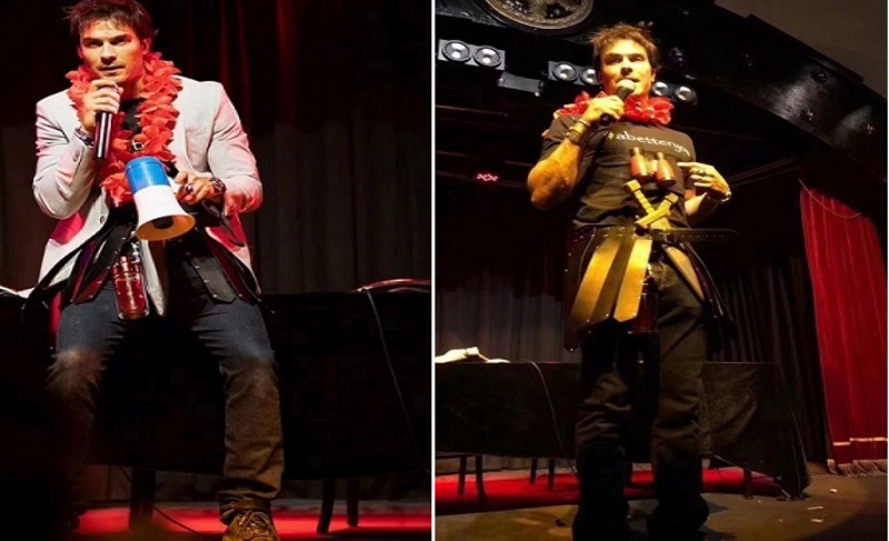 《吸血鬼日記》主演尹恩·薩默海爾德空降與粉絲們warm互動(dòng)